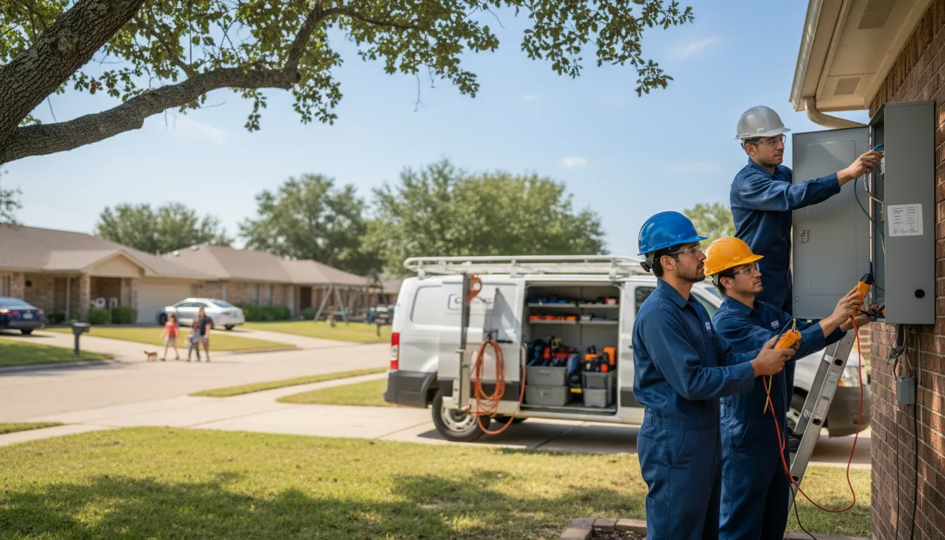 Certified electrician providing emergency electrical services in South Park, PA